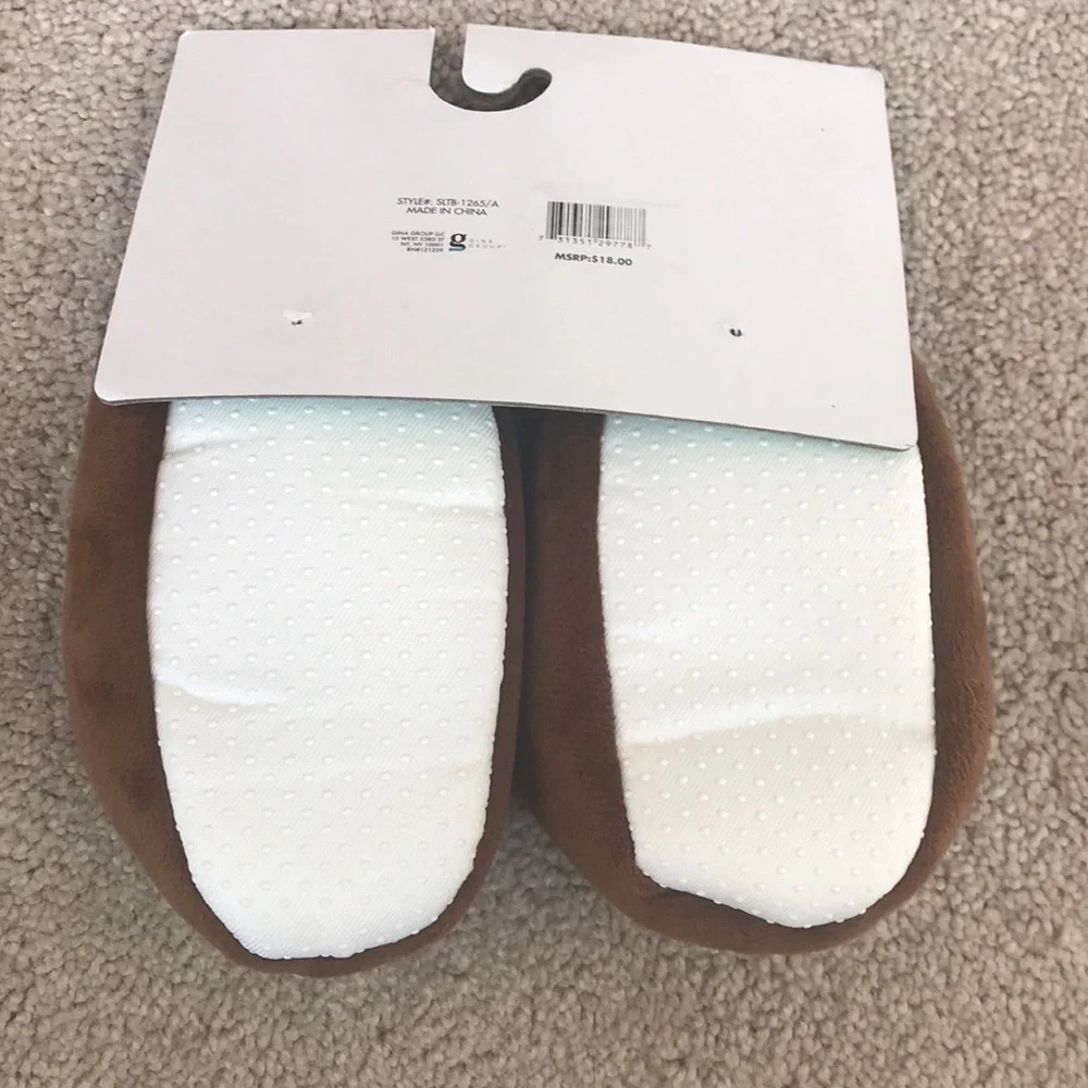 Toddler Football Slippers (size 8)